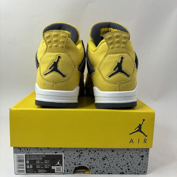 Nike Shoes Air Jordan 4 Retro LS “Lighting” 2024 - Picture 4 of 9